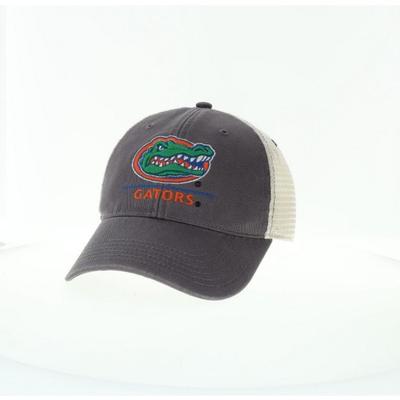 Florida Legacy Gators Trucker Hat DK_GREY/TAN_MESH