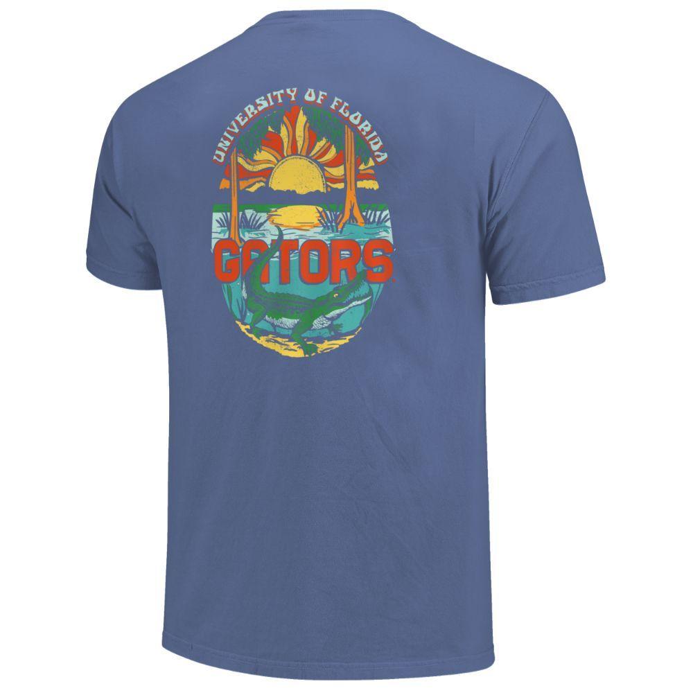 Gators | Florida Swamp Painting Short Sleeve Comfort Colors Tee ...