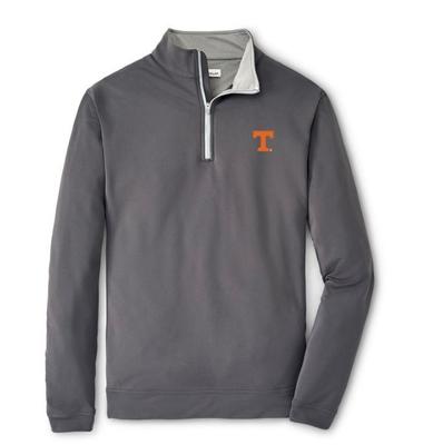 Tennessee Peter Millar Perth Solid 1/4 Zip Pullover