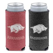  Arkansas 12 Oz Heathered Slim Can Cooler