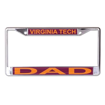 Virginia Tech Dad License Plate Frame