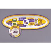  Lsu Magnolia Lane Chip And Dip Oblong Set