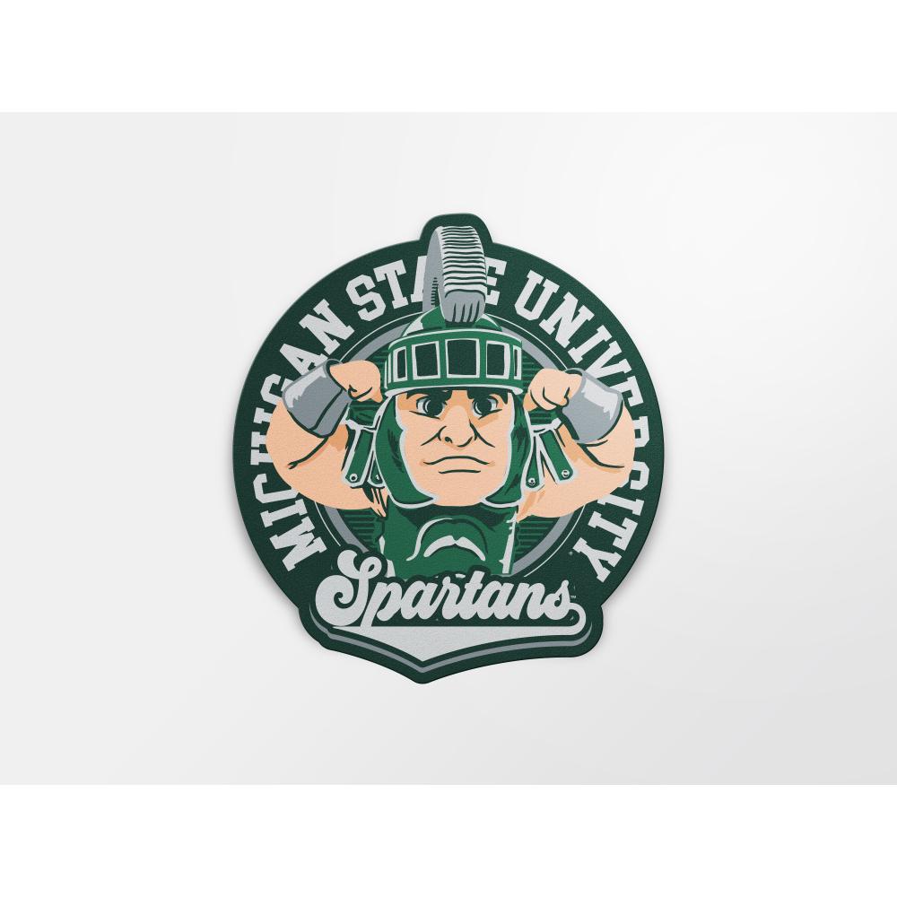 Spartans, Michigan State 3 MSU Spartans Magnet