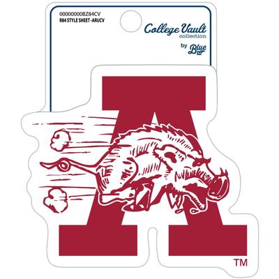 Arkansas Vault Running Hog A Decal