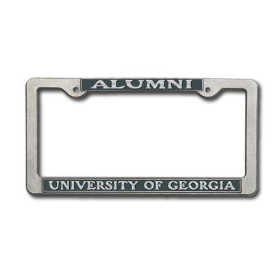 Georgia Alumni Pewter License Plate Frame