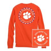  Clemson Southern Tide Medalion Logo Long Sleeve Tee