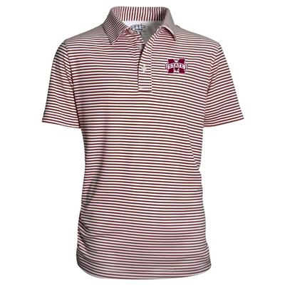 Mississippi State Garb YOUTH Stripe Polo