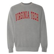  Virginia Tech Summit Big Arch Outline Comfort Colors Crew