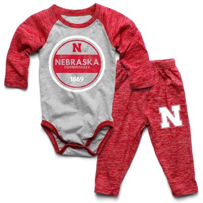 Nebraska Infant Onesie and Pant Set