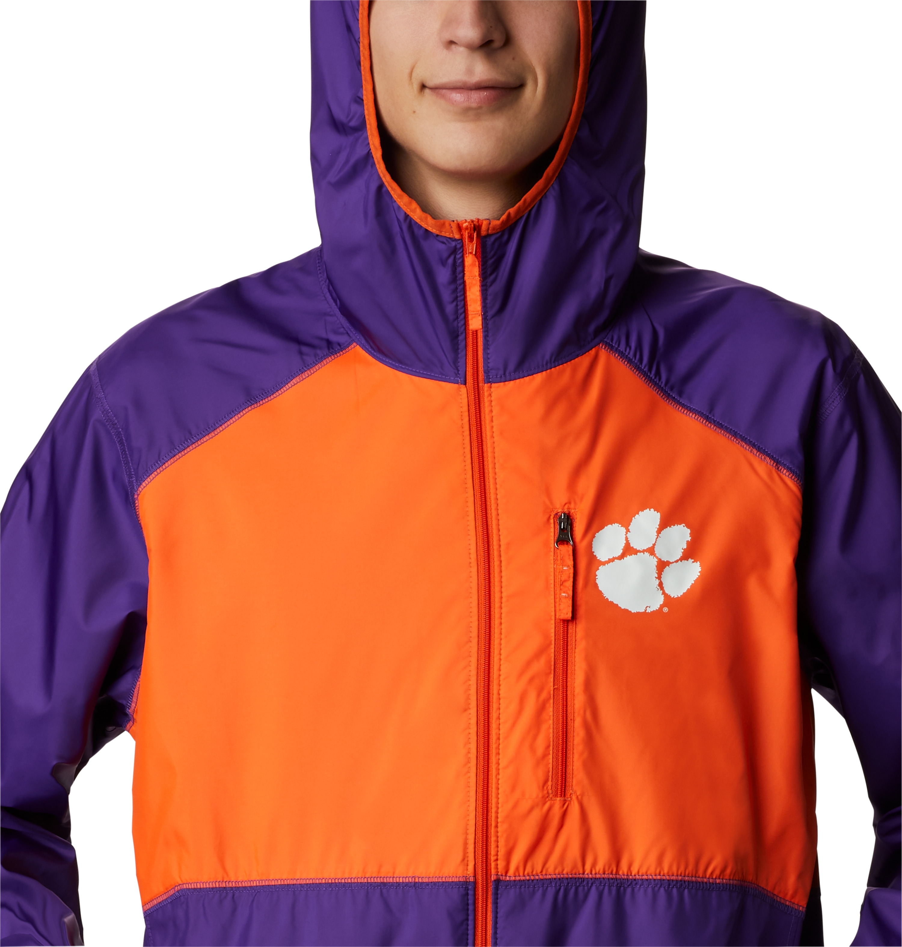 Clemson | Clemson Columbia Pfg Fish Flag Ii Hoodie | Alumni Hall