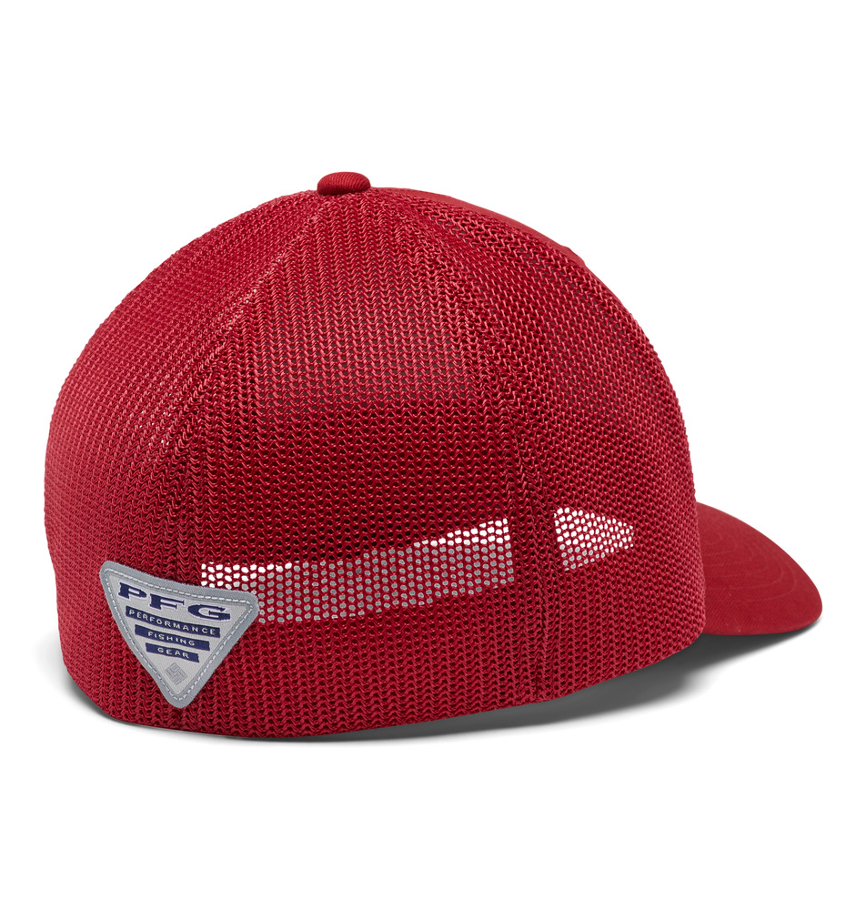 Columbia PFG Mesh Ball Cap - Alabama - S/M - Red