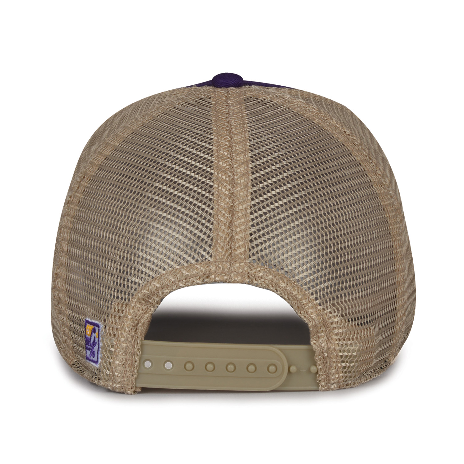 LSU Tigers The Game Logo Bar Trucker Adjustable Hat - Purple