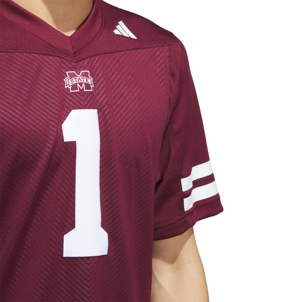 Mississippi State Adidas Replica Maroon Baseball Jersey