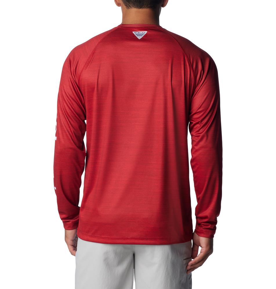 Columbia Men's Alabama Crimson Tide Super Terminal Tackle Long Sleeve Top, Size: Medium