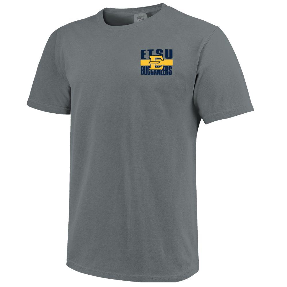 : East Tennessee State University Buccaneers ETSU Distressed  Retro Logo Short Sleeve T-Shirt : Sports & Outdoors