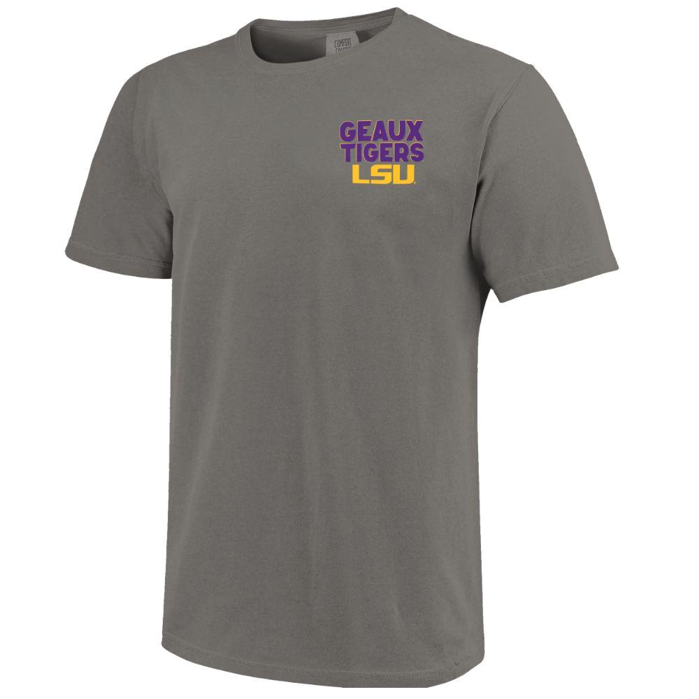 Men's Purple LSU Tigers Welcome to the South Comfort Colors T-Shirt