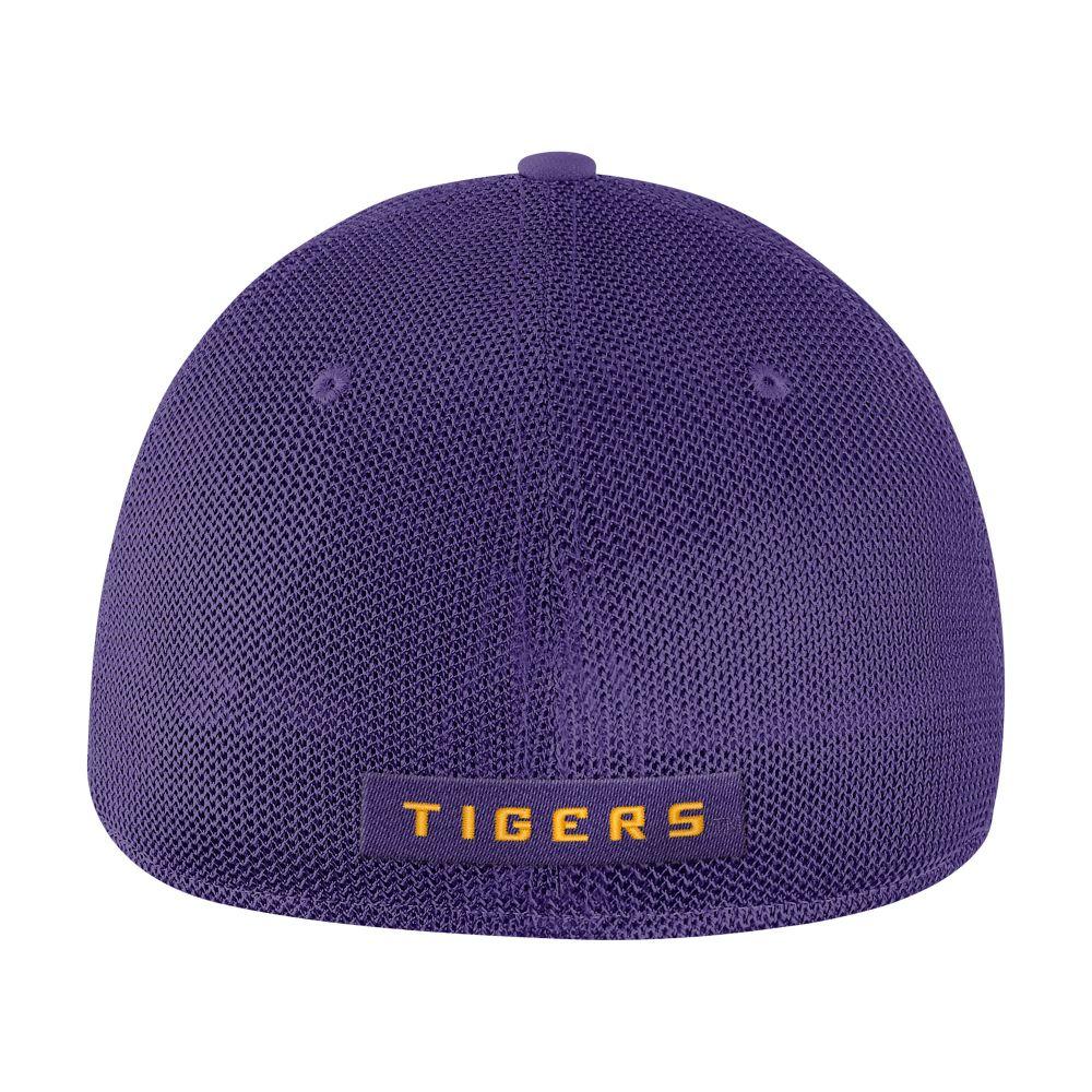 LSU | LSU Nike L91 Swoosh Mesh Flex Fit Cap | Alumni Hall