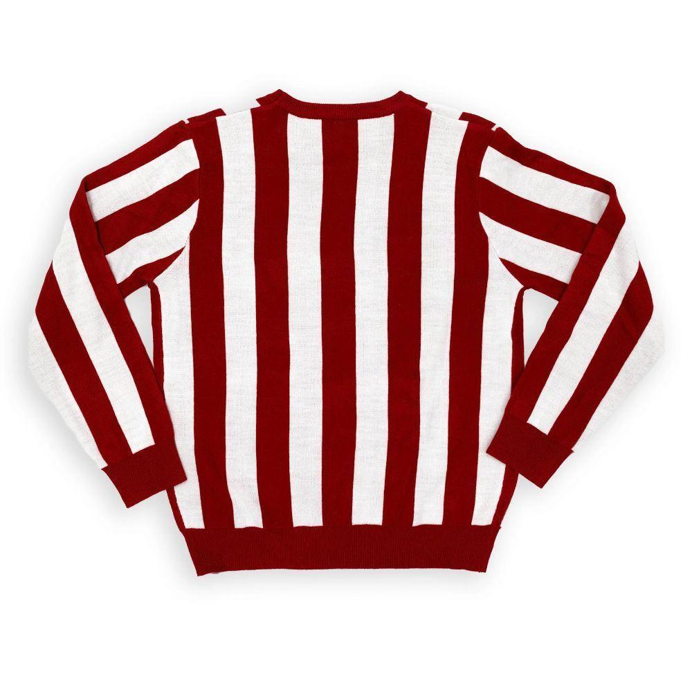 Hoosiers Indiana Campus Ink IU Candy Stripe Sweater Alumni Hall