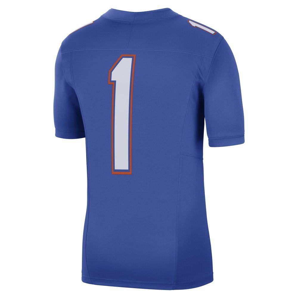 Jordan Men's Florida Gators #1 Blue Dri-FIT Limited Football Jersey