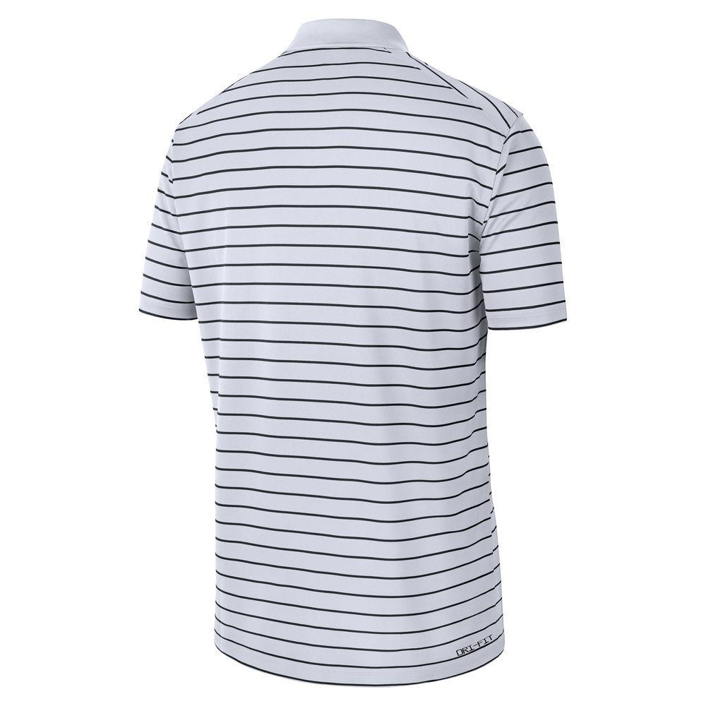 johnnie-O Men's Yankees Lyndon Striped Golf Performance Polo Shirt in Meteor