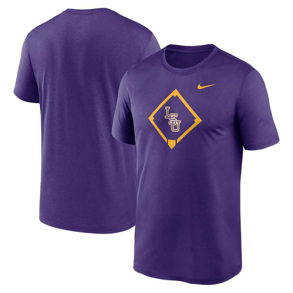 LSU Nike Dri-Fit Legend Baseball Icon Tee