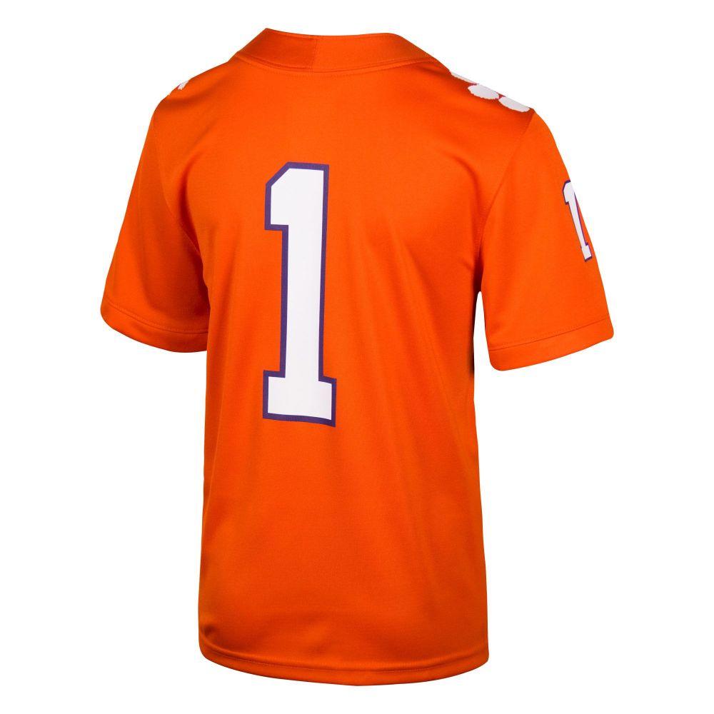 Clemson, Clemson Nike Toddler Replica #1 Jersey