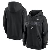 West Virginia Women's Nike Built on Bravery Club Fleece Hoodie