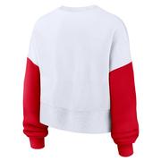 Georgia Nike Women's Colorblock Fleece Crew