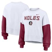 Florida State Nike Women's Colorblock Fleece Crew