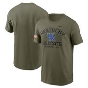 Kentucky Nike Military Dri-fit Team Issue Crew Tee