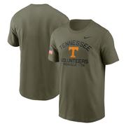 Tennessee Nike Military Dri-fit Team Issue Crew Tee