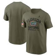 Florida Jordan Brand Military Dri-fit Cotton Team Issue Crew Tee