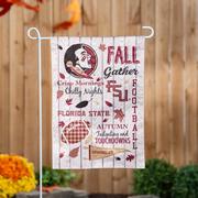 Florida State Fall Seasonal Moire Garden Flag