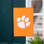 Clemson Applique Garden Flag