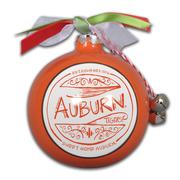 Auburn Ceramic Globe Ornament