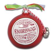 Arkansas Razorbacks Ceramic Globe Ornament