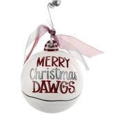 Mississippi State Glory Haus Merry Christmas Santa Ornament