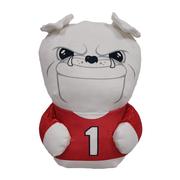 Georgia Bulldogs Mascot Hugger & Silk Throw Set