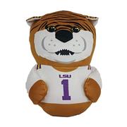 LSU Tigers Mascot Hugger & Silk Throw Set