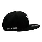 West Virginia New Era 950 Blackout Flying WV Flat Brim Hat