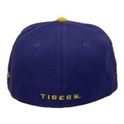 LSU New Era 5950 Stacked LSU Fitted Cap