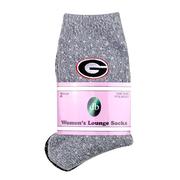 Georgia Donegal Bay Women's Lounge Socks 2 Pack