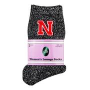 Nebraska Donegal Bay Women's Lounge Socks 2 Pack