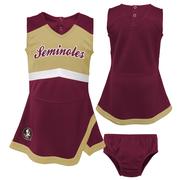 Florida State Kids Cheerleader 2-Piece Dress Set