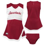 Arkansas Infant Cheerleader 2-Piece Dress