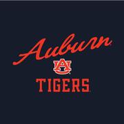 Auburn Champion Women's Core Slant Script V-Neck