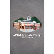 App State Campus Building Embroidered Crew