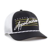 App State 47 Brand Downburst Rope Trucker Snapback Cap