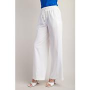 Women's Elastic Waist Wide Leg Pants