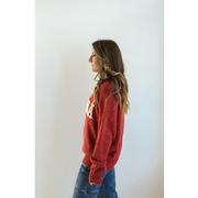 Indiana Gameday Social Varsity Mock Neck Sweater